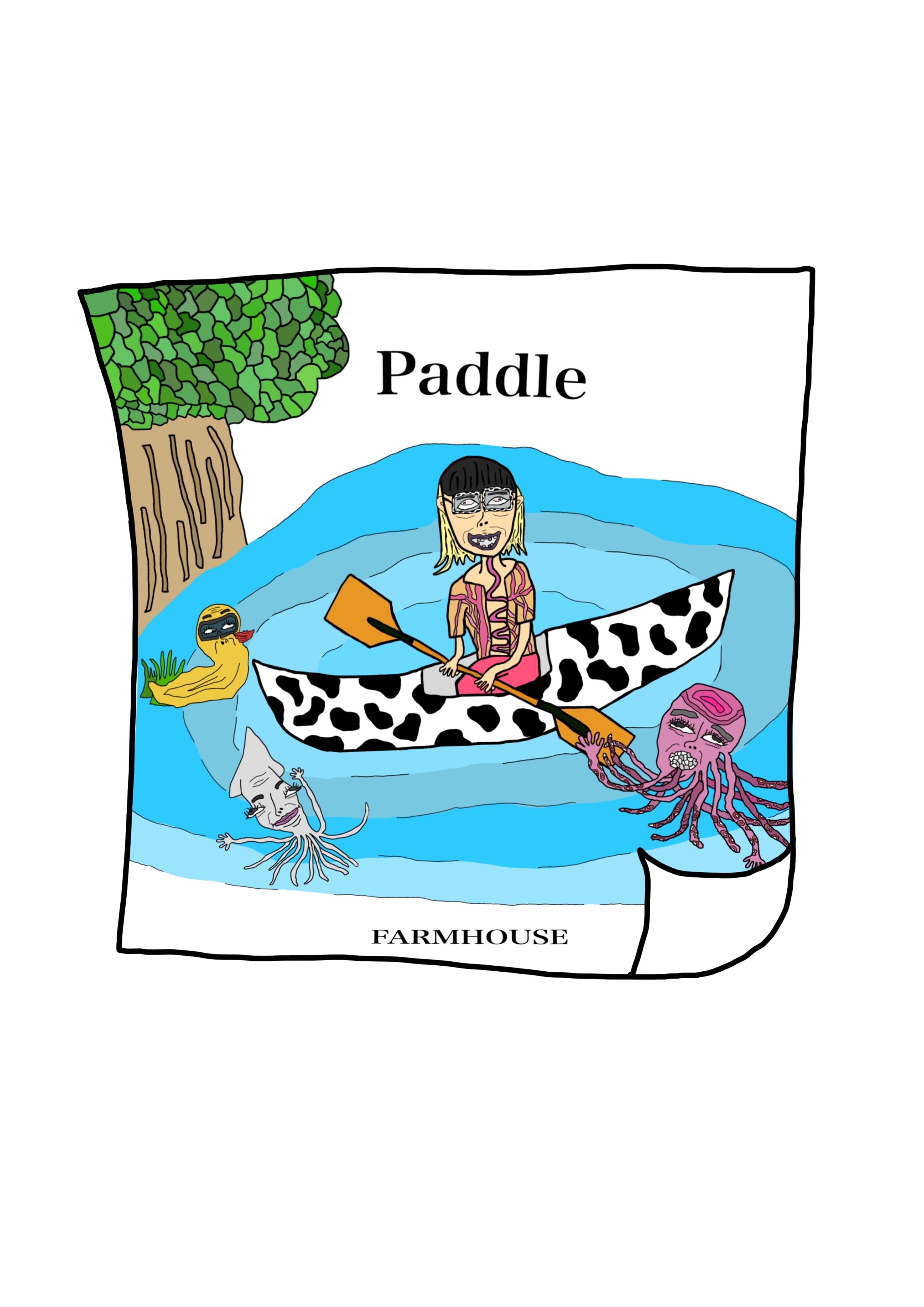 Paddle ハンカチ (white)